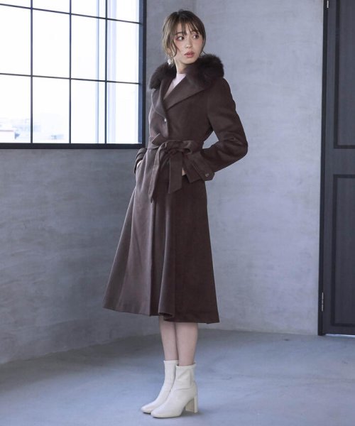 セール 40 Off 大きいサイズ Foxファーエリプリンセスコート クイーンズコート 大きいサイズ Queens Court Lsize D Fashion