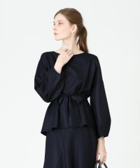 allureville/Wジョーゼットノットブラウス/504439462