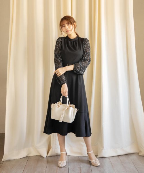 セール 袖異素材ワンピース ミッシュマッシュ Misch Masch D Fashion