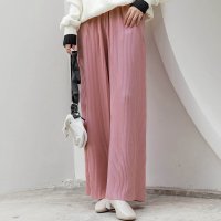 maison de LATIR/春に助かる速乾生地！形状記憶プリーツパンツ。らくちん パンツ レディース  パンツ 　新春ワイドパンツ　ボトムス  春　パンツ レディース ハイウエスト プ/501996993