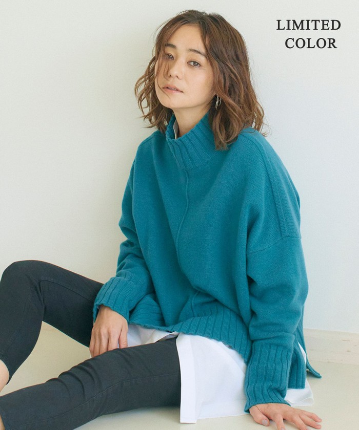 マガジン掲載・WEB限定カラーあり・新色追加】Soft Wool Cashmere Mix