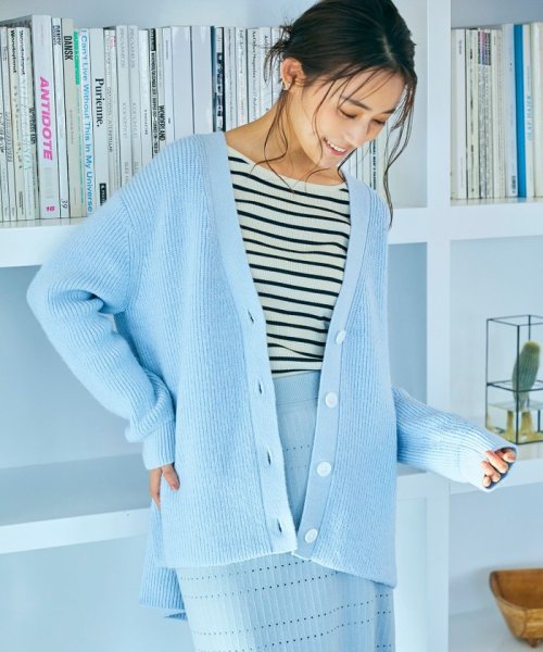 セール Web限定 ミックスカラーニット カーディガン 組曲 Kumikyoku D Fashion