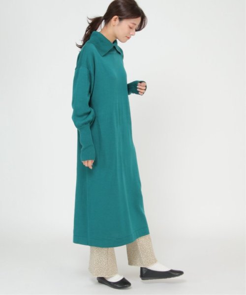 セール ネックスリットニットワンピース エルビーシー Lbc D Fashion