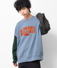 RAT EFFECT/ラット エフェクト RAT EFFECT 裏起毛アーチロゴ刺繍トレーナー/504453080