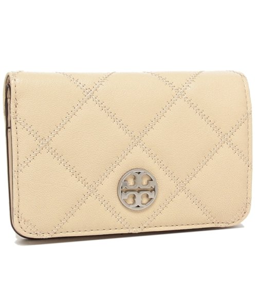 トリーバーチ アウトレット 財布 ウィラ ミニ財布 キルティング ホワイト レディース TORY BURCH 87868 122