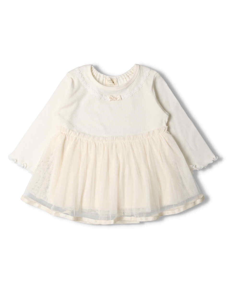 セール】【子供服】 kid´s zoo (キッズズー) チュールスカート長袖
