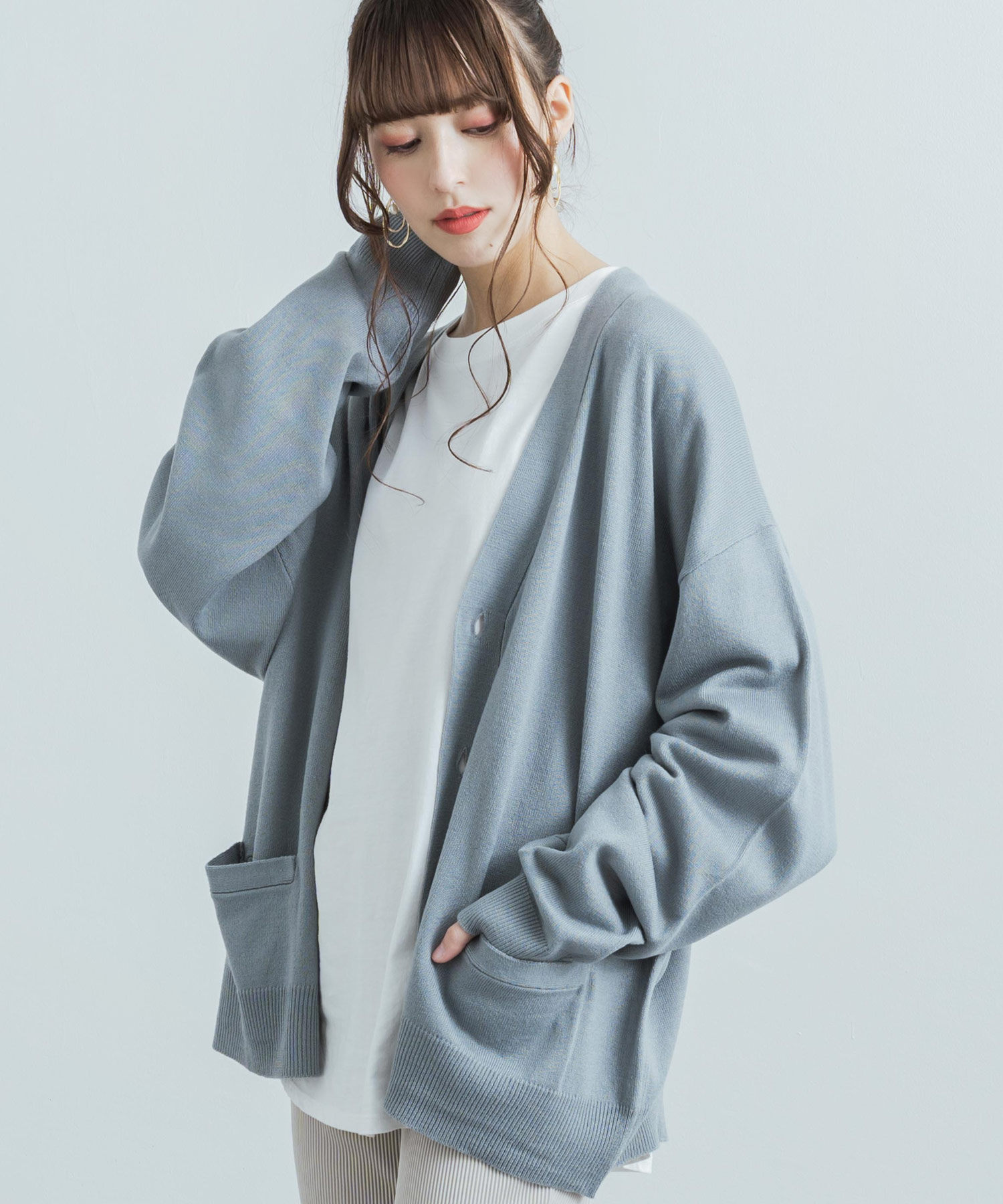 ロッキーモンロー Rocky Monroe ニットカーディガン メンズ