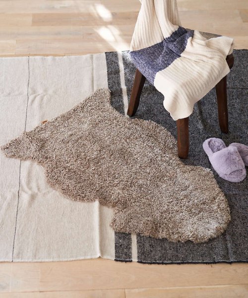 【Skinnwille/スキンウィル】カーリーシープスキンラグ 60ｘ95cm