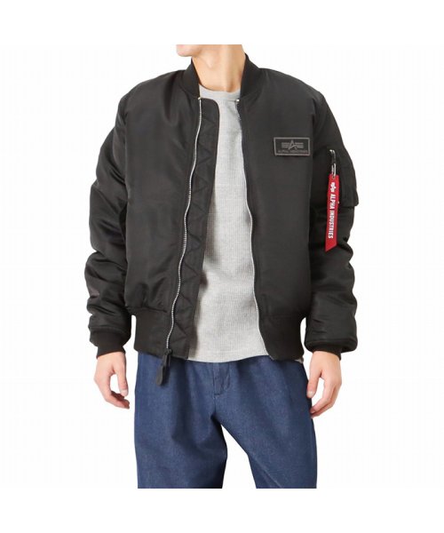 Alpha アルファ Ma 1 バックロゴ入りタイトフライトジャケット Ta0199 0 マックハウス メンズ Mac House Men D Fashion