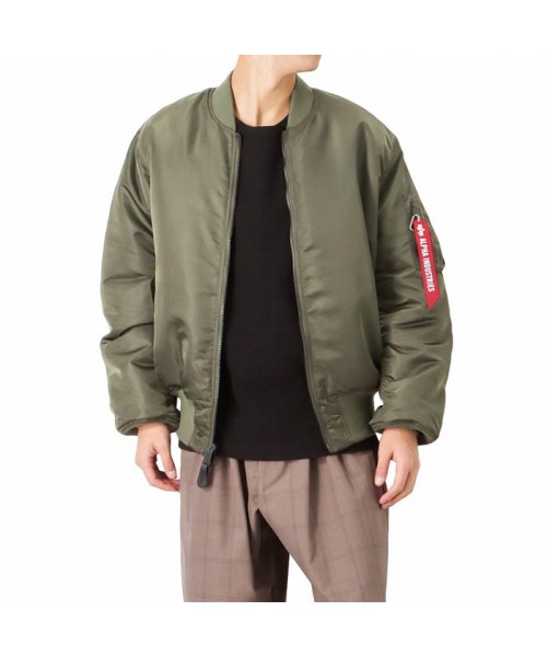 Alpha アルファ Ma 1 裏地プリントジャケット Ta0425 1 マックハウス メンズ Mac House Men D Fashion