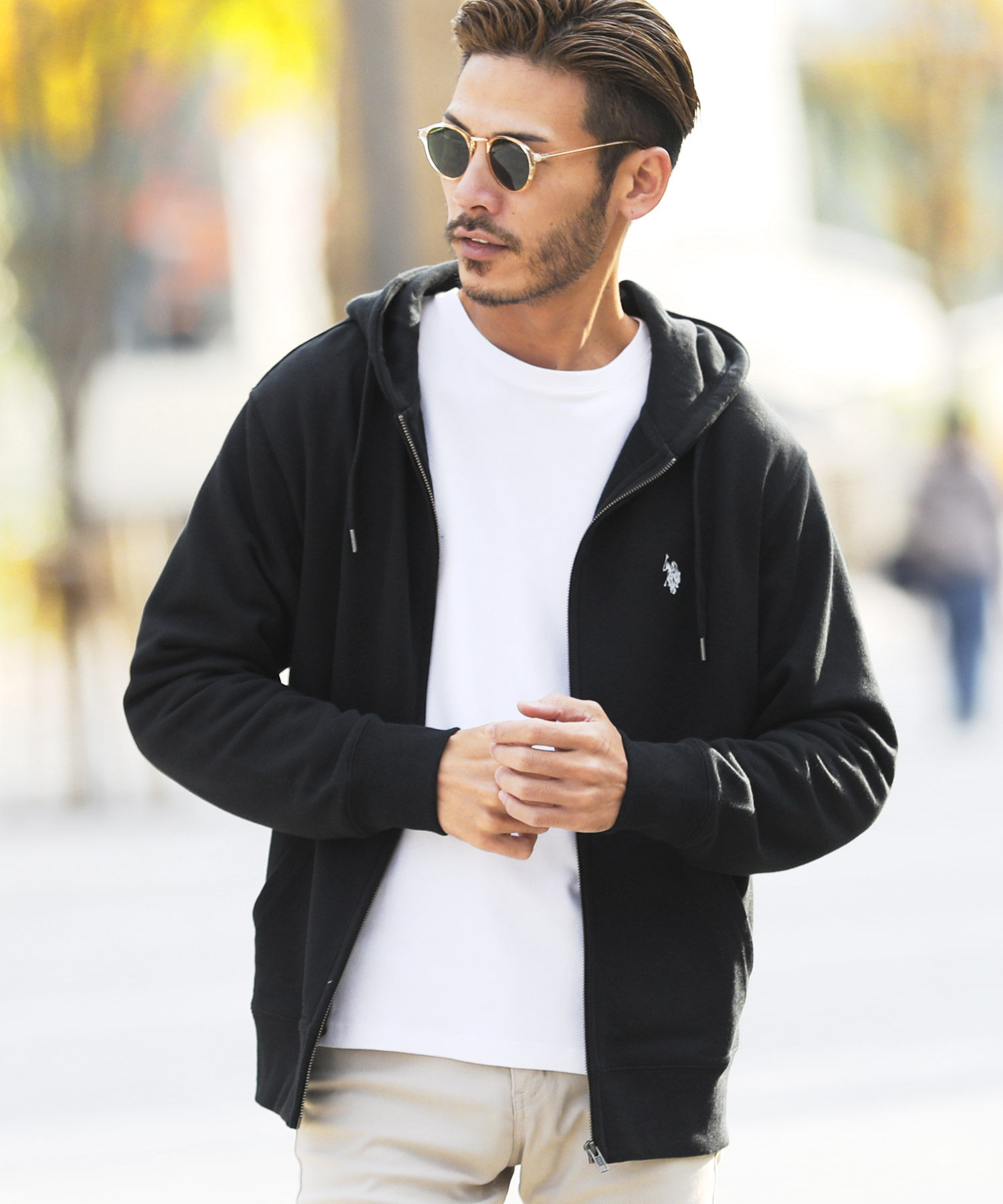 ジギーズショップ JIGGYS SHOP US.POLO ASSN. 別注ZIPパーカー ジギーズショップ JIGGYS SHOP US.POLO ASSN. 別注ZIPパーカー