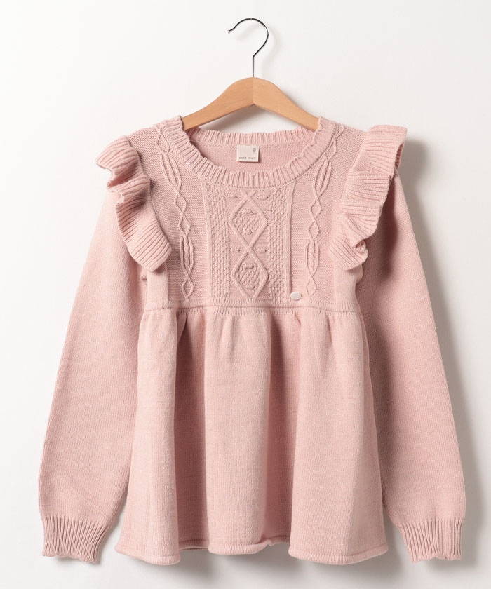 SALE/68%OFF】 petit main ニットペプラムチュニック mandhucollege
