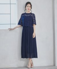 DRESS+/ワンピース ドレス レース プリーツ パーティードレス 結婚式/504459402