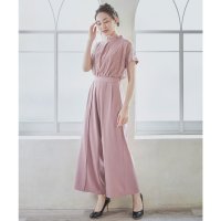 DRESS+/ドレスプラス DRESS+ ジャンプスーツ パンツドレス ポケット付き 結婚式/504459407