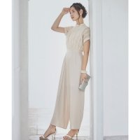 DRESS+/ドレスプラス DRESS+ ジャンプスーツ パンツドレス ポケット付き 結婚式/504459407