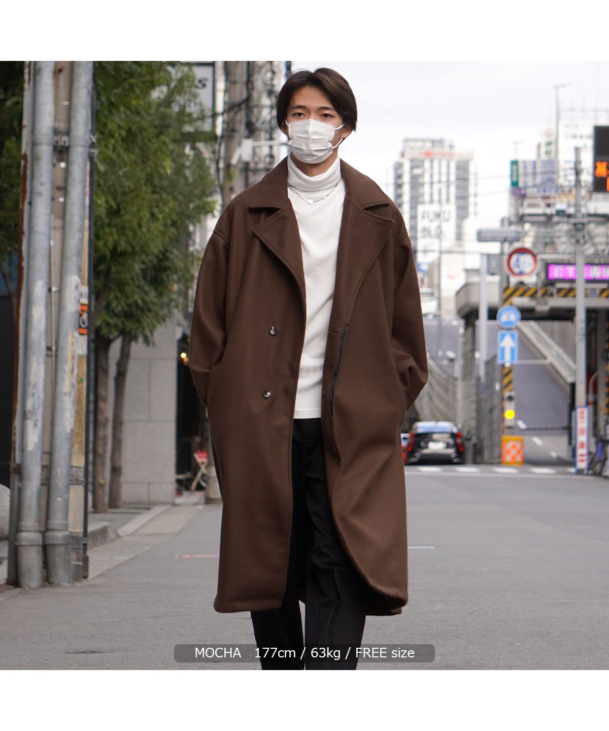 ワンフォークロージング 1111clothing チェスターコート メンズ ワンフォークロージング 1111clothing チェスターコート メンズ