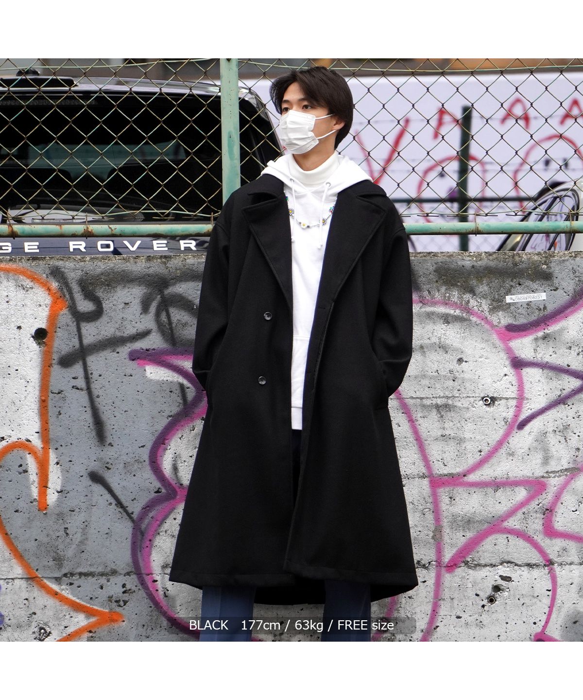 ワンフォークロージング 1111clothing チェスターコート メンズ ワンフォークロージング 1111clothing チェスターコート メンズ