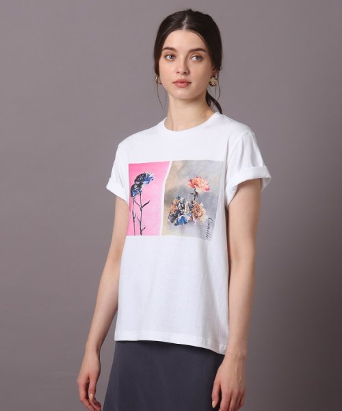 【コラボアイテム】Camille(カミーユ)プリントTシャツ(カーネーション)