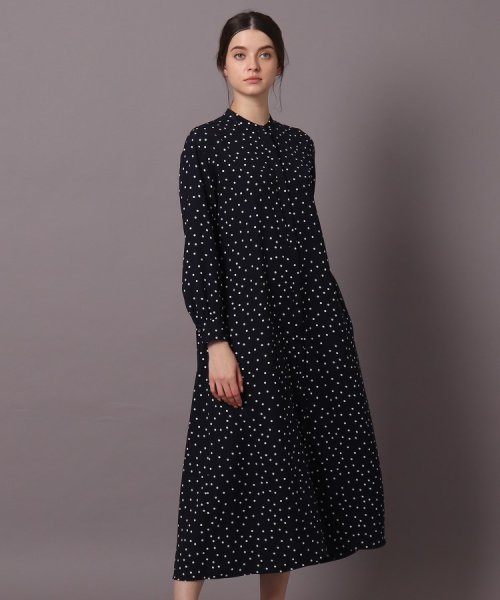 Story3月号掲載 ドットスタンドカラーシャツワンピース ドレステリア Dressterior D Fashion