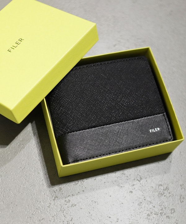 森野帆布×KASHIWA LEATHER ロングウォレット／ラウンドファスナー