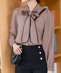 TeddyShop/テディショップ Teddyshop レディース ロマンティックボウタイリボンブラウス/504457076