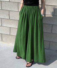 TeddyShop/テディショップ Teddyshop レディース リネン風きれいめスカンツワイドパンツ/504457005