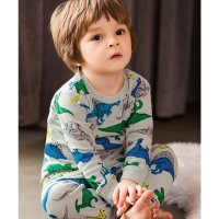 TeddyShop/テディショップ Teddyshop キッズ 長袖総柄プリントコットンルームウェアパジャマ 上下2点セット/504457038