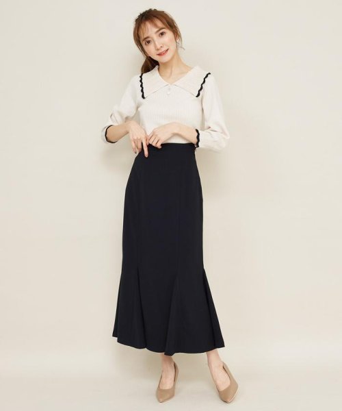 バックレースアップマーメイドスカート