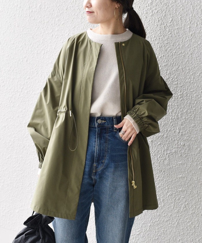 セール 40%OFF】*〈撥水加工/手洗い可能〉SOLOTEXノーカラー