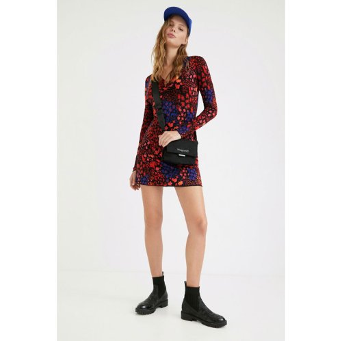 クーポン ウィメンズ ワンピース長袖 Veronica デシグアル Desigual D Fashion