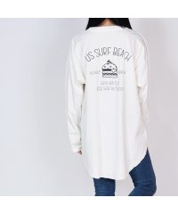 Spiritoso/スピリトーゾ Spiritoso ハンバーガー刺繍裾ラウンドロンT/504470137