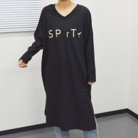 Spiritoso/スピリトーゾ Spiritoso オーバーサイズロゴワンピース/504470145