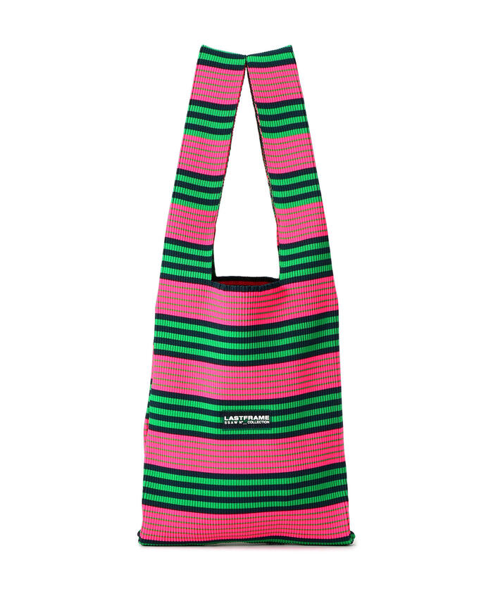 LASTFRAME/ラストフレーム/MULTICOLOR STRIPE MARKET BAG MEDIUM LASTFRAME/ラストフレーム/MULTICOLOR STRIPE MARKET BAG MEDIUM