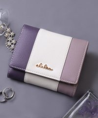 Clelia/クレリア Clelia 二つ折り財布 レディース 大容量 トリコロール カード入れ 財布 コンパクト 折り財布 小銭入れ リベルテ CLー17075/502666644