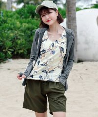 TeddyShop/テディショップ Teddyshop 水着 タンクトップビキニ＋ラッシュパーカー＋ショートパンツ 4点セット【返品不可商品】/504456927