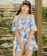 TeddyShop/テディショップ Teddyshop 水着 ふんわりスリーブ オフショルワンピ【返品不可商品】/504456887