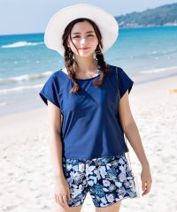 TeddyShop/テディショップ Teddyshop 水着 花柄ラッシュガード タンキニバックシャン4点セット【返品不可商品】/504456891