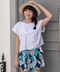 TeddyShop/テディショップ Teddyshop 水着 花柄ラッシュガード タンキニバックシャン4点セット【返品不可商品】/504456891