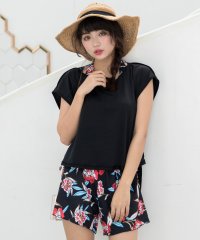 TeddyShop/テディショップ Teddyshop 水着 花柄ラッシュガード タンキニバックシャン4点セット【返品不可商品】/504456891