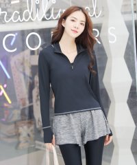 TeddyShop/テディショップ Teddyshop 水着 長袖ラッシュガード+レギンス+ショートパンツ付フィットネススイムウェア 5点セット/504456909
