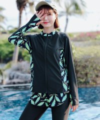 TeddyShop/テディショップ Teddyshop 体型カバー水着フィットネス レディース ビキニ ラッシュガード+タンキニ+ショートパンツ+レギンス 5点セット【返品不可商品/504456910