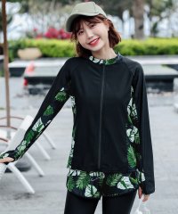 TeddyShop/テディショップ Teddyshop 体型カバー水着フィットネス レディース ビキニ ラッシュガード+タンキニ+ショートパンツ+レギンス 5点セット【返品不可商品/504456910