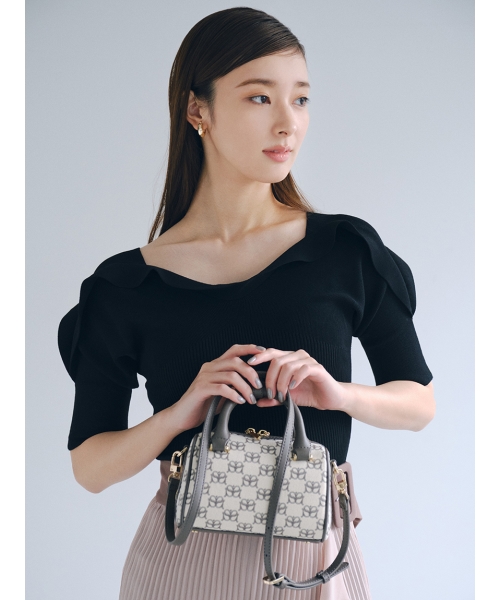 スーちゃん 手縫い スクエアボストン 再入荷調整中】MINI SQUARE BOSTON BAG | JISTORY
