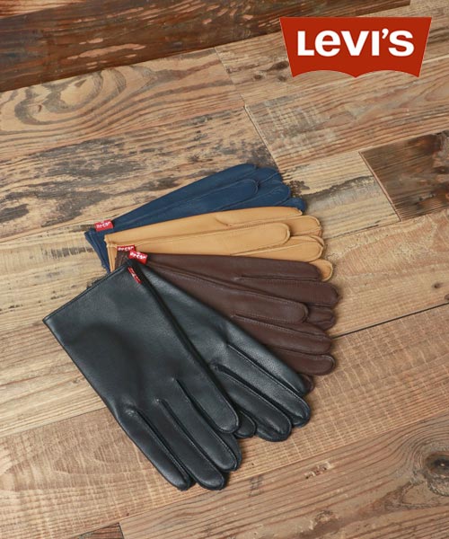 クーポン】【Levi's/リーバイス】 ゴートレザーグローブ/手袋 グローブ