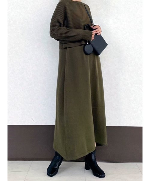 クーポン セール 30 Off Techichi Terrasse ニットレイヤードワンピース テチチ Te Chichi D Fashion