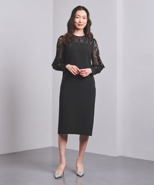 United Arrows レース コンビ ワンピース P ユナイテッドアローズ United Arrows D Fashion