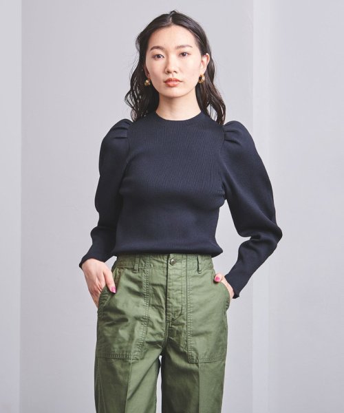 <UNITED ARROWS>P パフスリーブ ニット W