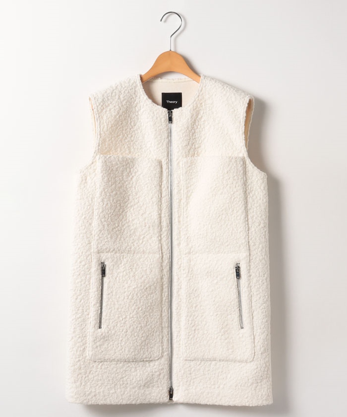 DAWSON FAUX ZIP UP VEST F(504469977) | セオリー(Theory) - d fashion