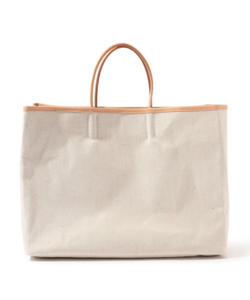 【WEB先行予約・別注】AMIACALVA×TOMORROWLAND コットンリネンキャンバストートバッグ