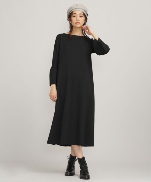 セール25 Off Aラインフレアニットワンピース 長袖 ナノ ユニバース Nano Universe D Fashion